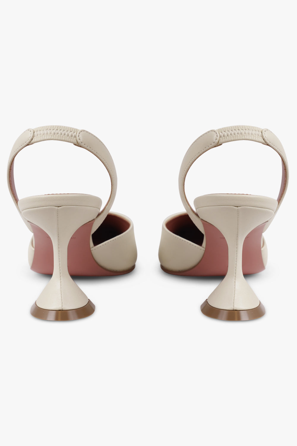 AMINA MUADDI SHOES Holli 70MM Slingback Heel | Almond