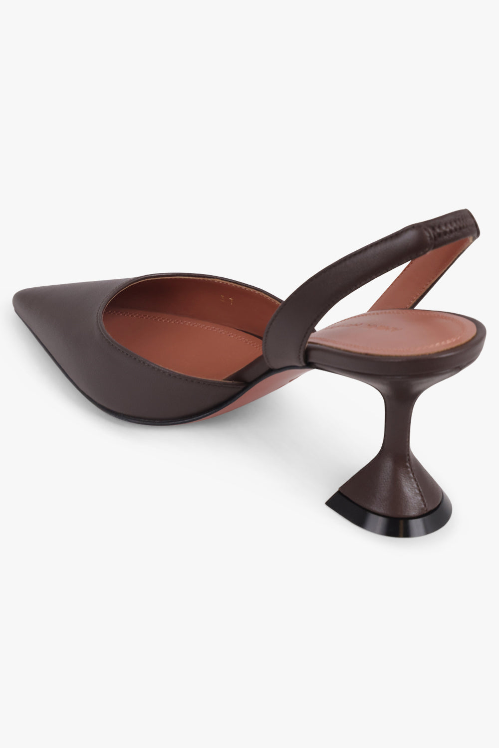 AMINA MUADDI SHOES Holli 70MM Slingback Heel | Coffee