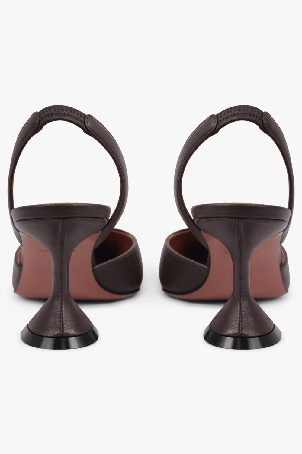 AMINA MUADDI SHOES Holli 70MM Slingback Heel | Coffee