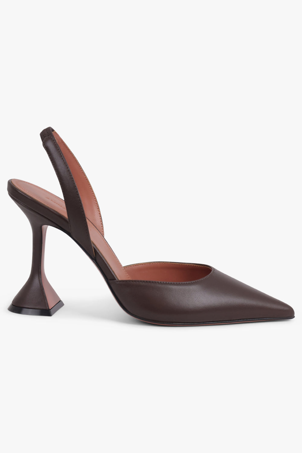 AMINA MUADDI SHOES Holli 95MM Slingback Heel | Coffee