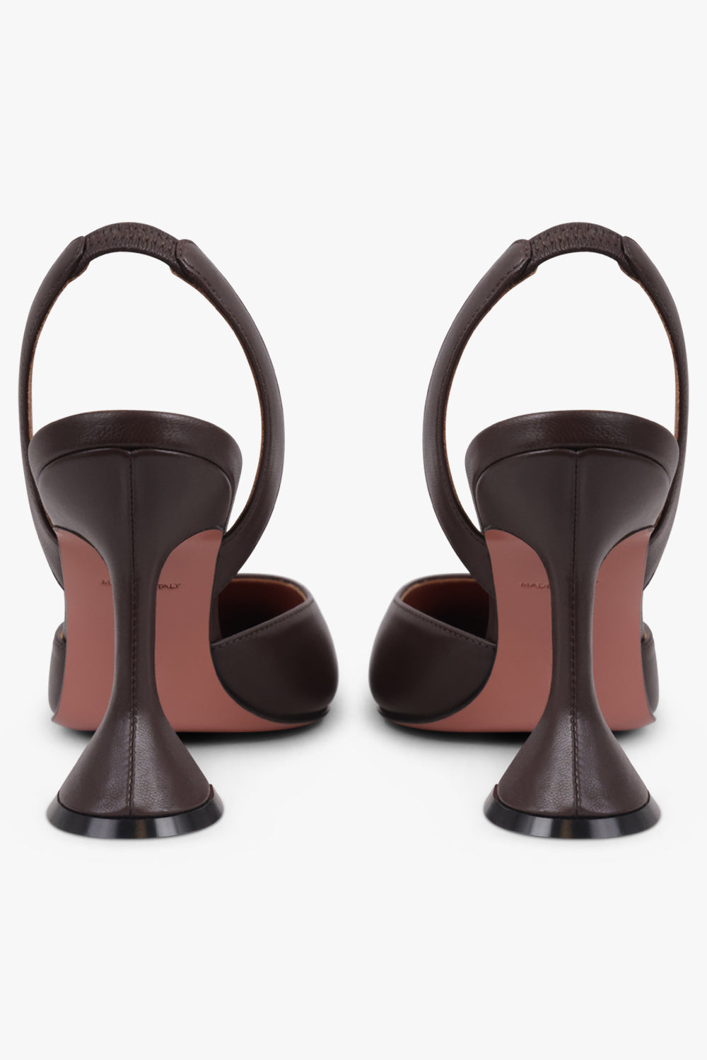 AMINA MUADDI SHOES Holli 95MM Slingback Heel | Coffee