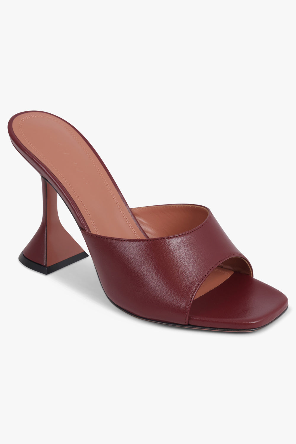 AMINA MUADDI SHOES Lupita 95MM Heel Slipper | Wine