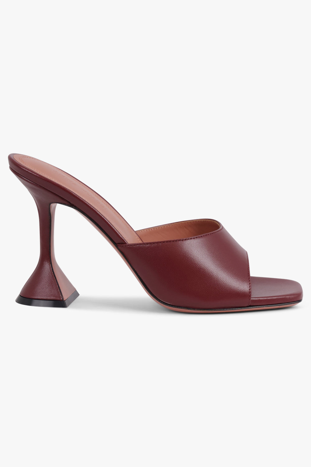 AMINA MUADDI SHOES Lupita 95MM Heel Slipper | Wine