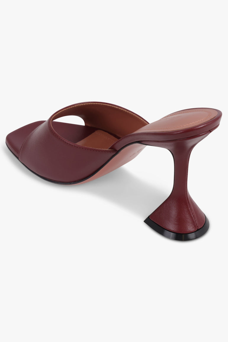 AMINA MUADDI SHOES Lupita 95MM Heel Slipper | Wine