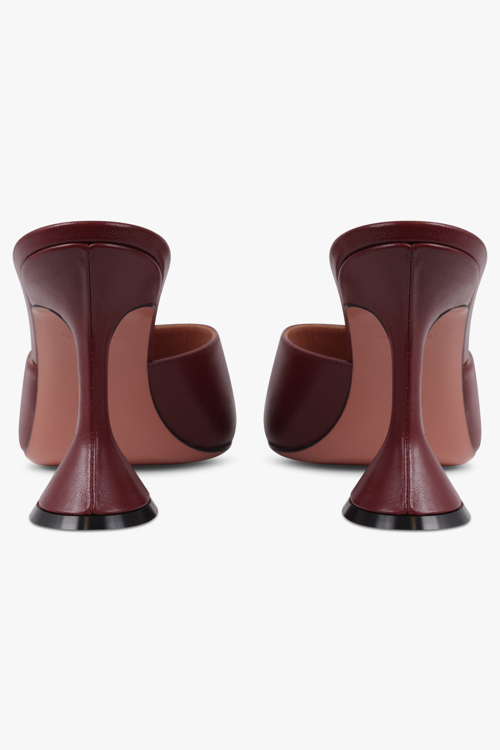 AMINA MUADDI SHOES Lupita 95MM Heel Slipper | Wine