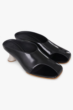 AWAKE MODE SHOES Tess 70mm Mule | Black/Silver/Gold