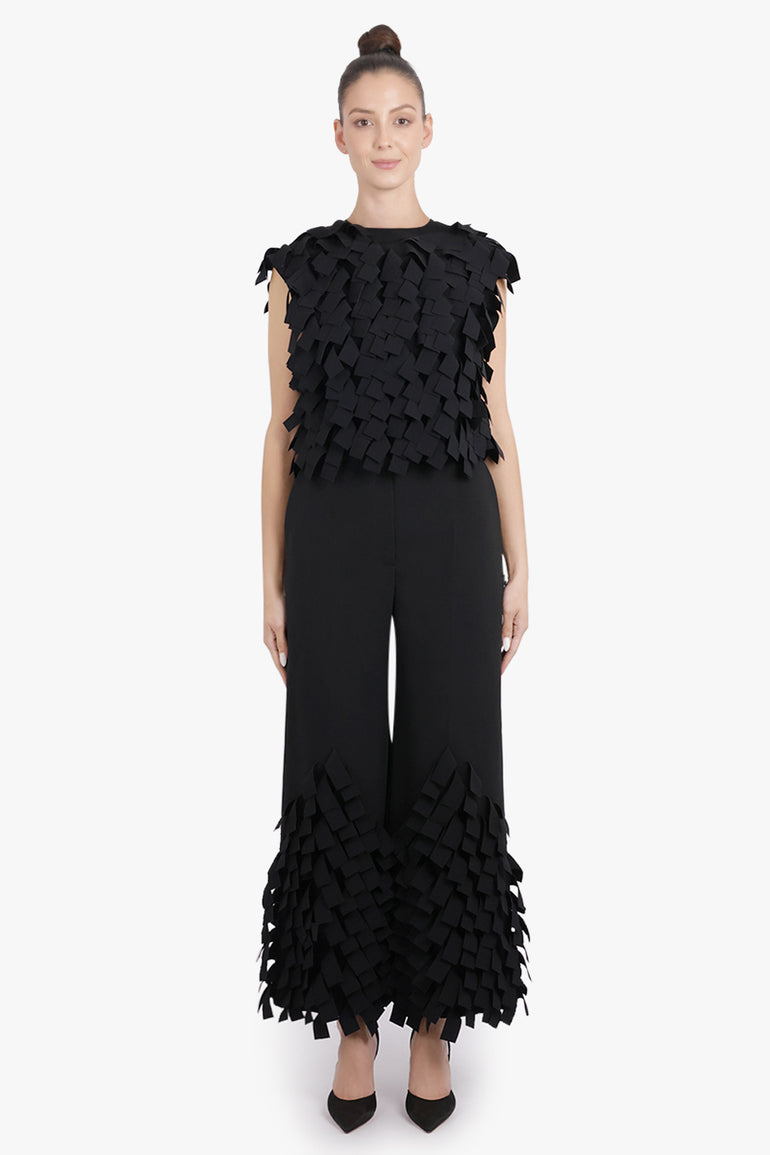 AWAKE MODE RTW Multi Rectangle Floating S/S Top | Black