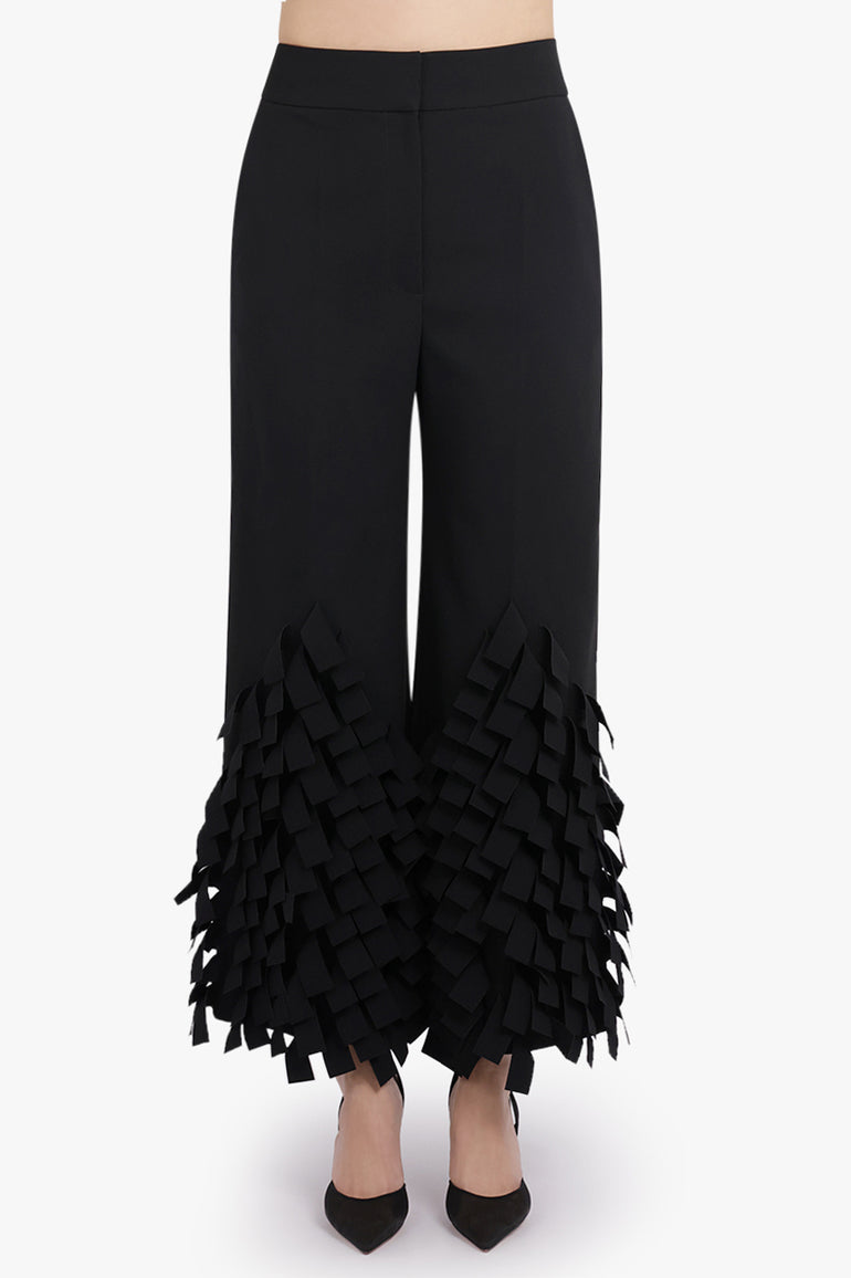 AWAKE MODE RTW Multi Rectangle Culotte Pant | Black