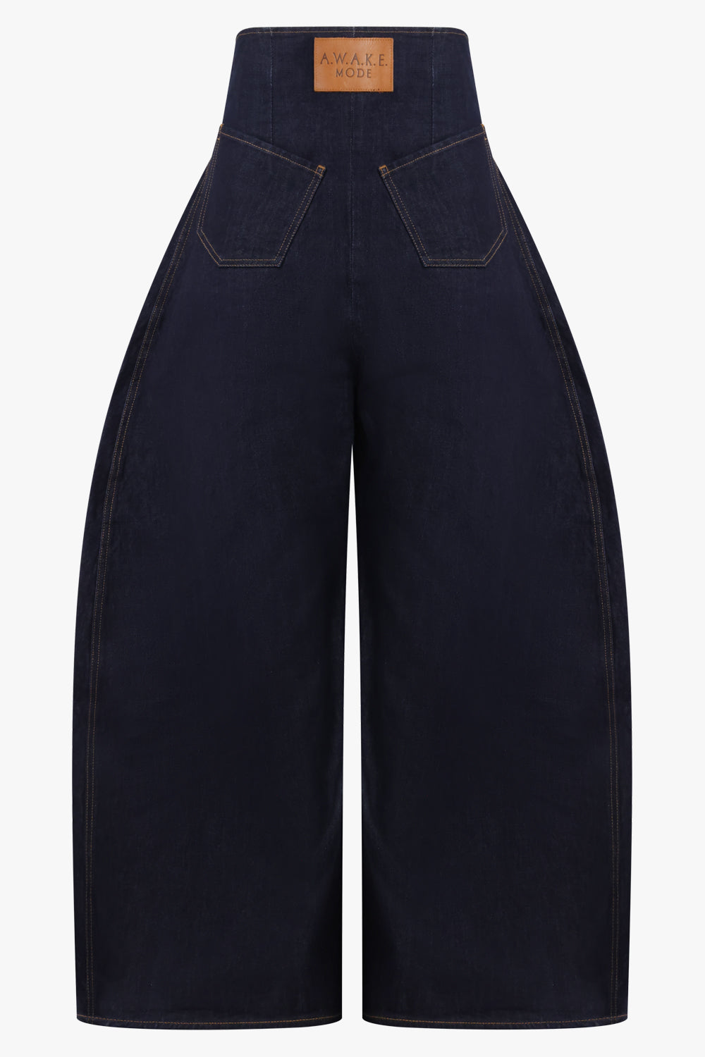 AWAKE MODE RTW Rounded Back to Front Jeans | Indigo Wash