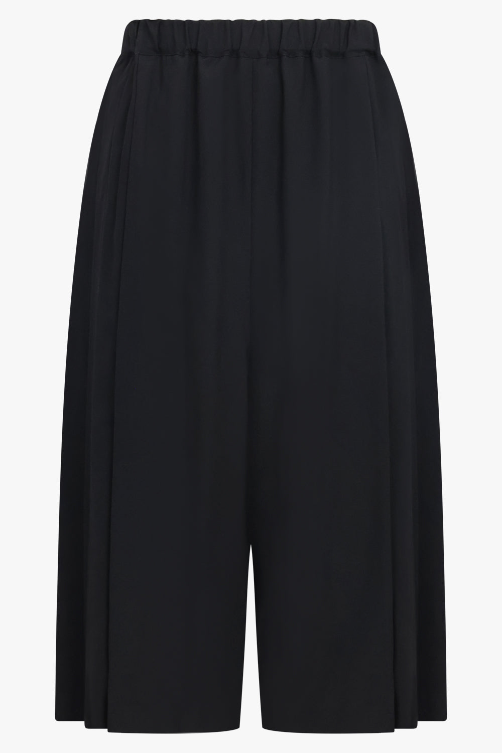COMME DES GARCONS RTW Pleat Detail Relaxed Fit Crop Pant | Black
