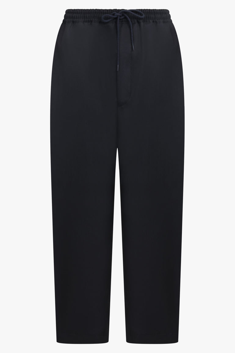 COMME DES GARCONS HOMME RTW Tapered Leg Drawstring Pant | Navy