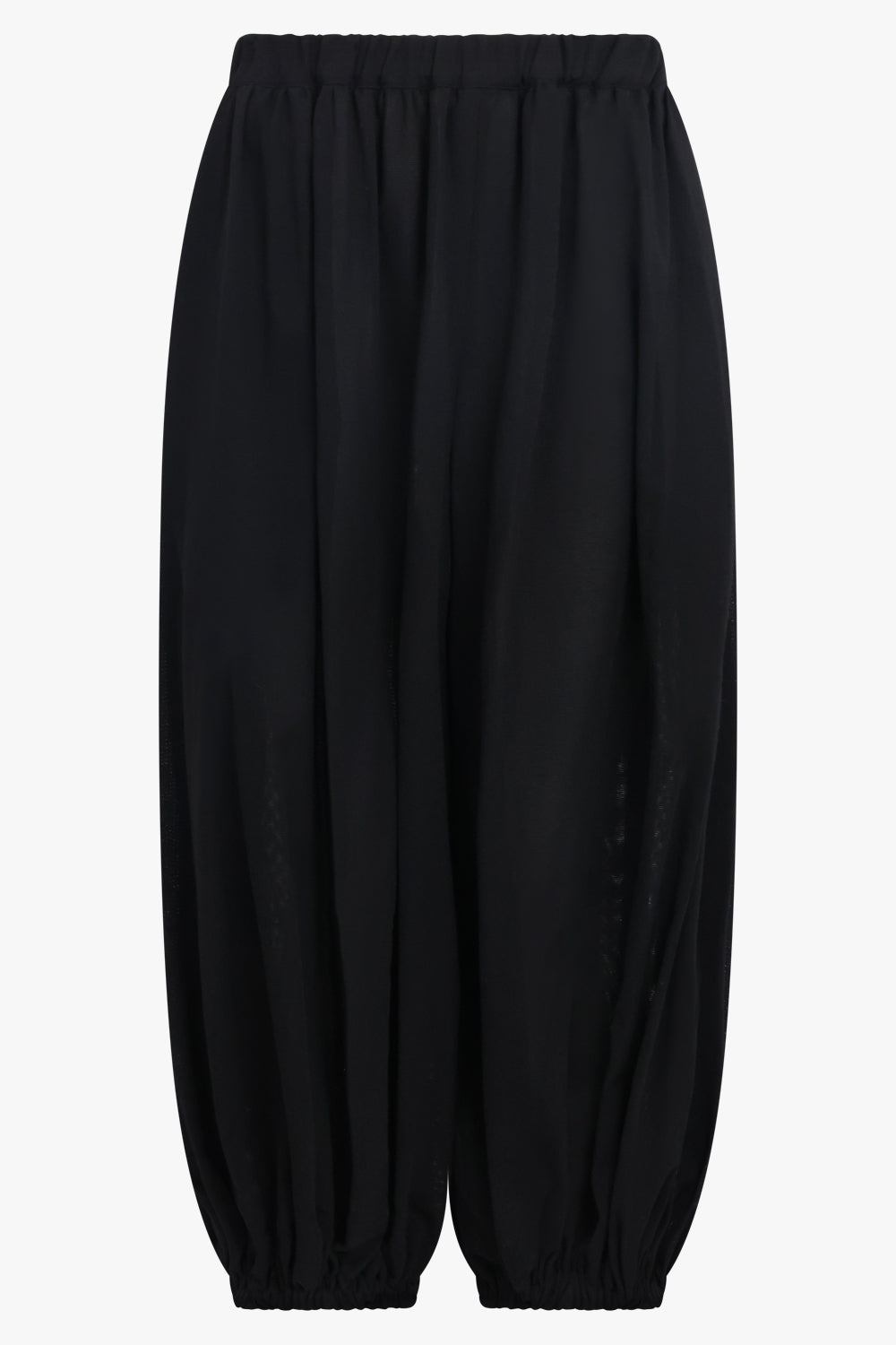 COMME DES GARCONS RTW Gathered Balloon Leg Pant | Black