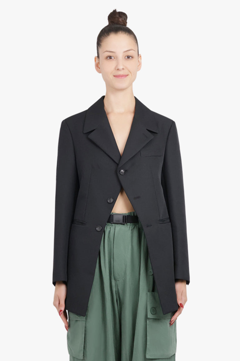 COMME DES GARCONS RTW Single Breasted Coat Style Jacket | Black
