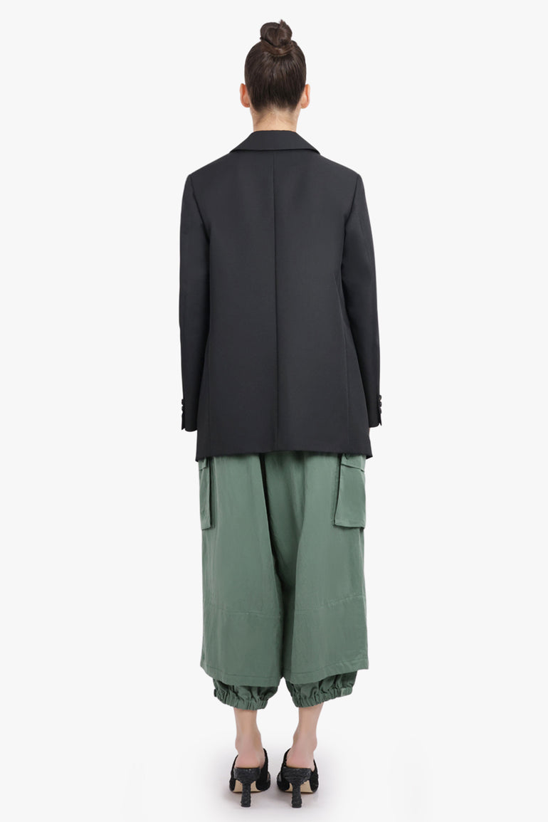 Y-3 RTW Loose Fit Cuffed Cargo Pant With Oversized Pockets | Green