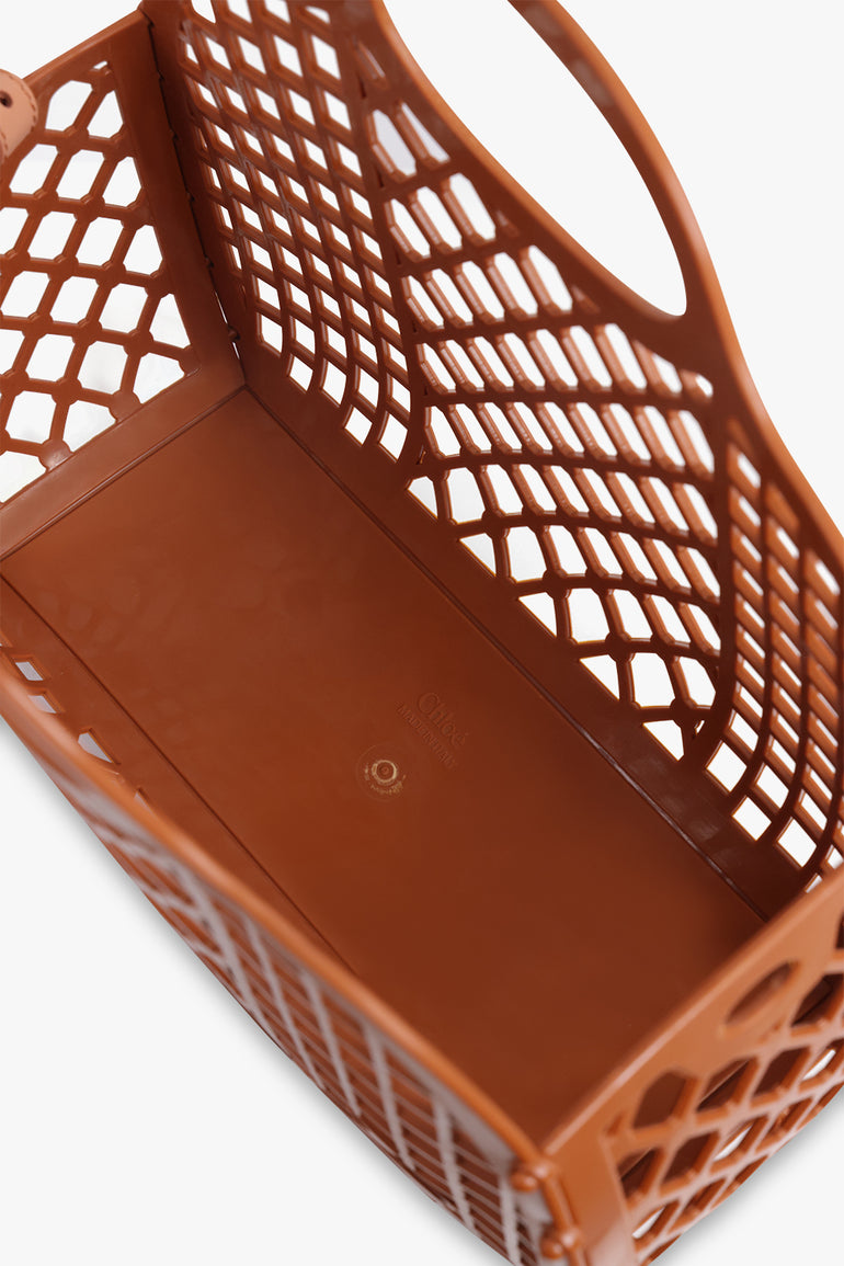 CHLOE BAGS ORANGE / Wooden Orange Cage Jelly Crossbody Bag | Wooden Orange