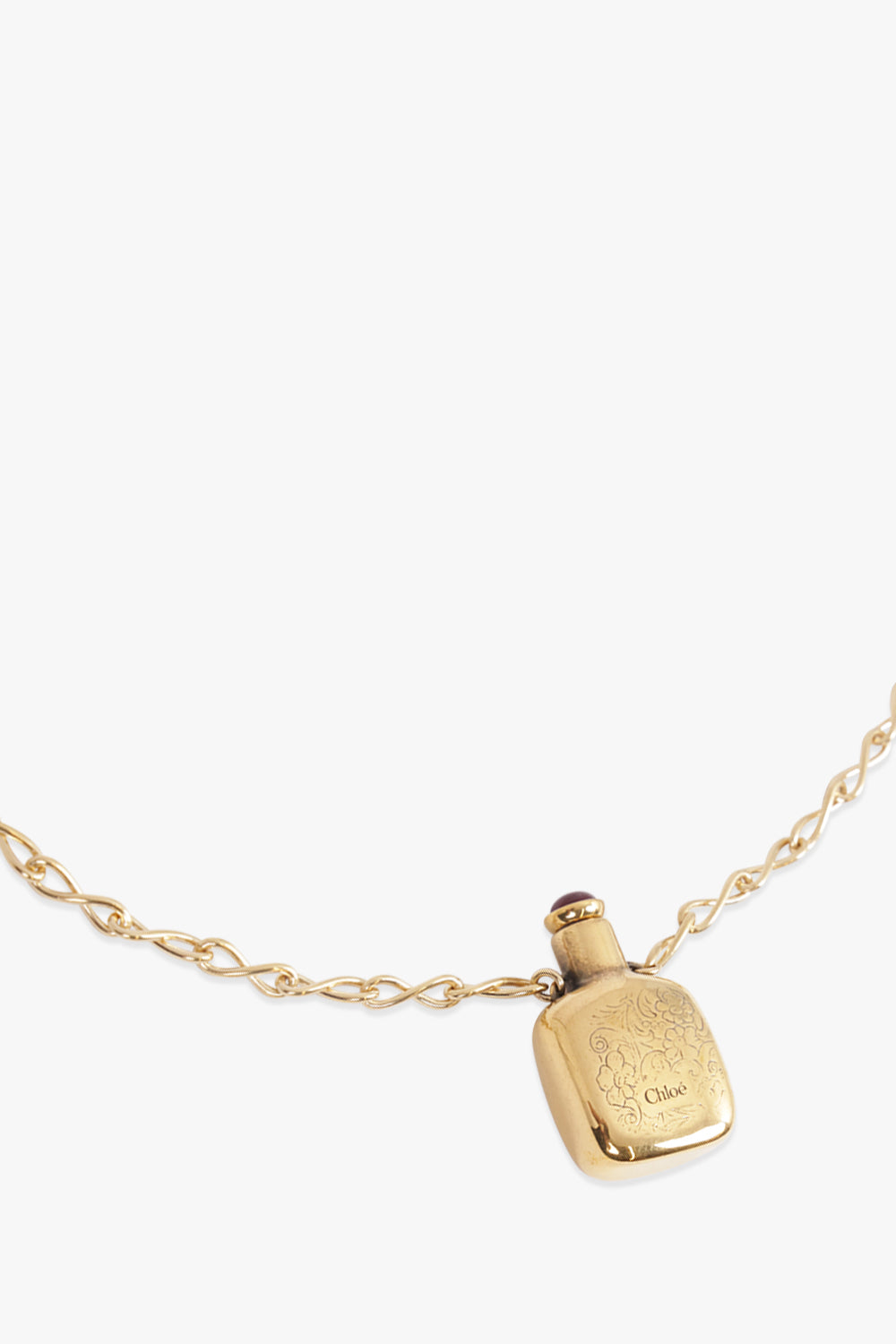 CHLOE JEWELLERY SILVER / Vintage Gold Charm Resin Necklance | Vintage Gold