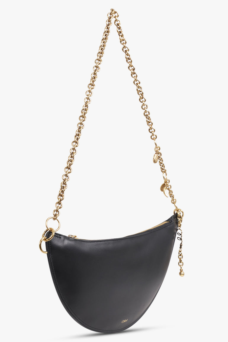 CHLOE BAGS BLACK / Black Icon Chain Shoulder Bag | Black