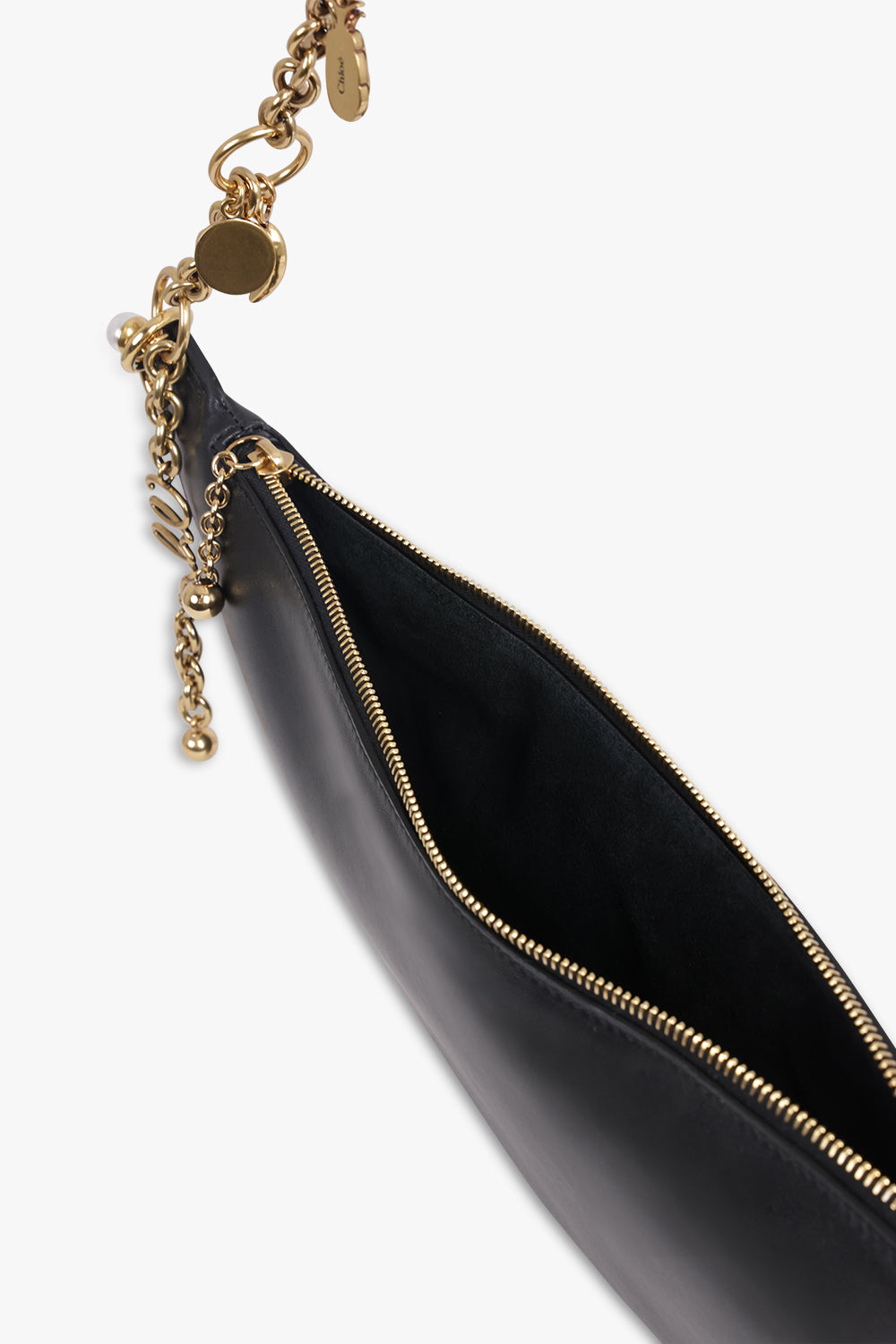 CHLOE BAGS BLACK / Black Icon Chain Shoulder Bag | Black