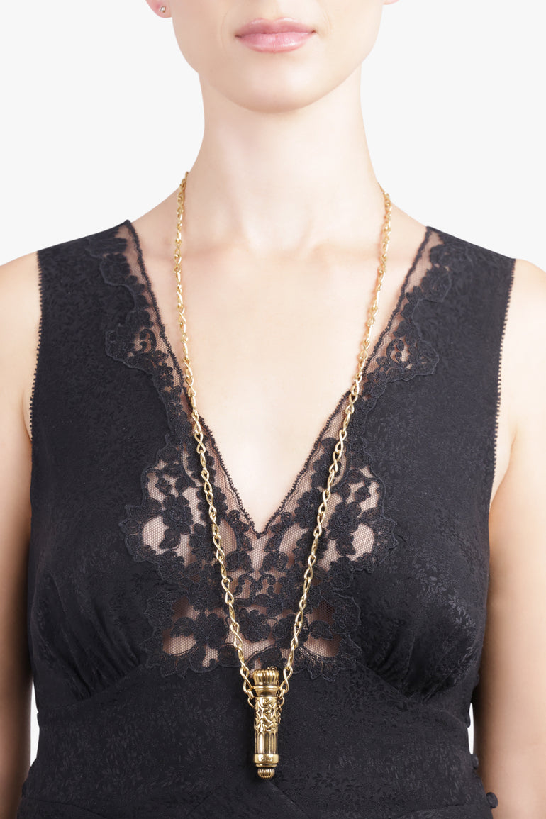 CHLOE JEWELLERY SILVER / Vintage Gold Laiton Necklace | Vintage Gold