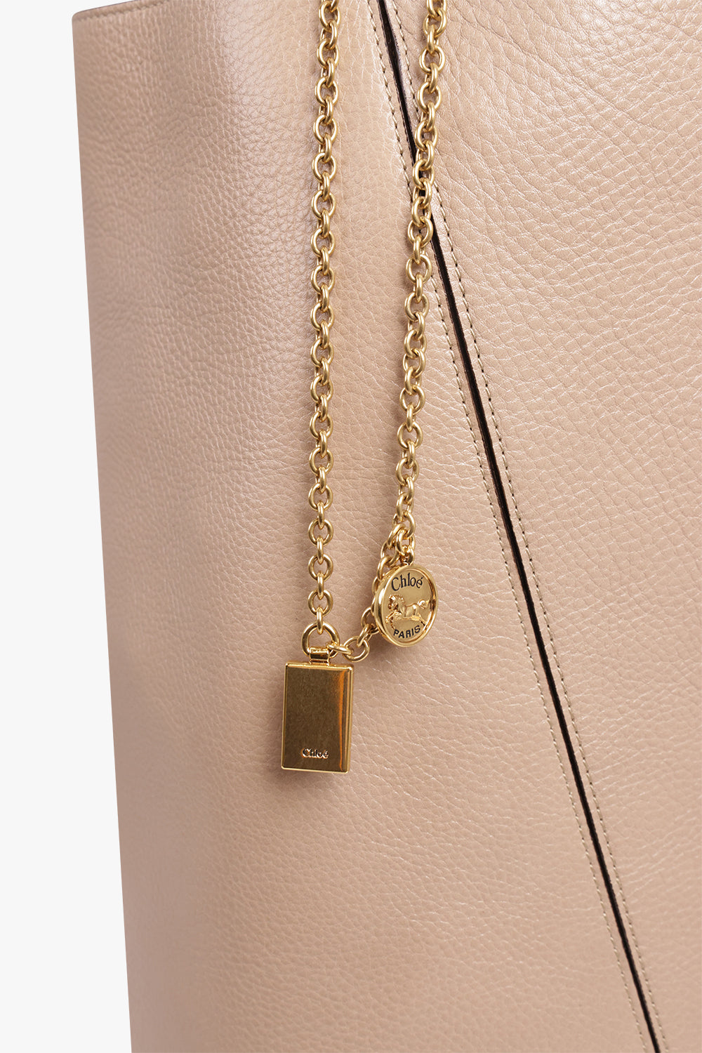 CHLOE BAGS NEUTRALS / Boyish Brown Large Spin Bag | Boyish Brown