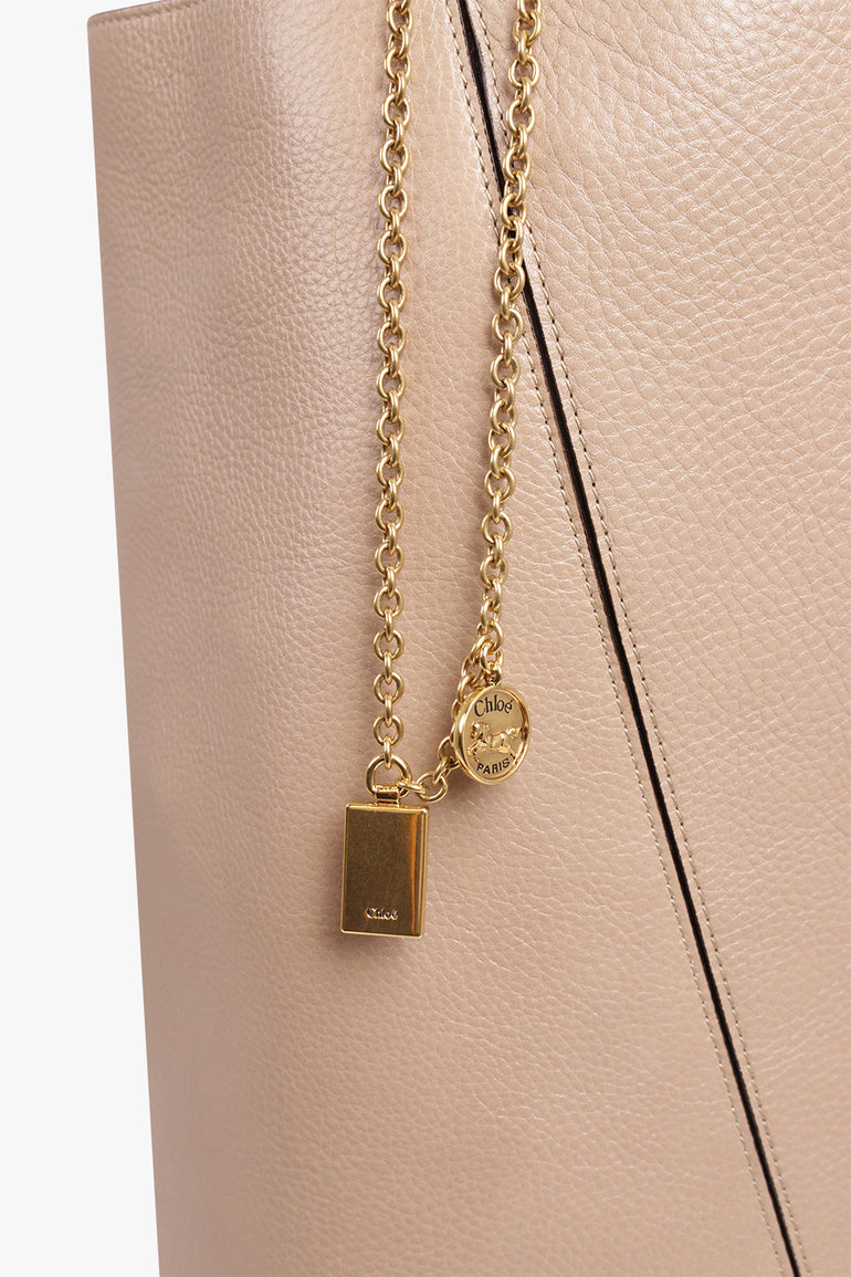 CHLOE BAGS NEUTRALS / Boyish Brown Large Spin Bag | Boyish Brown