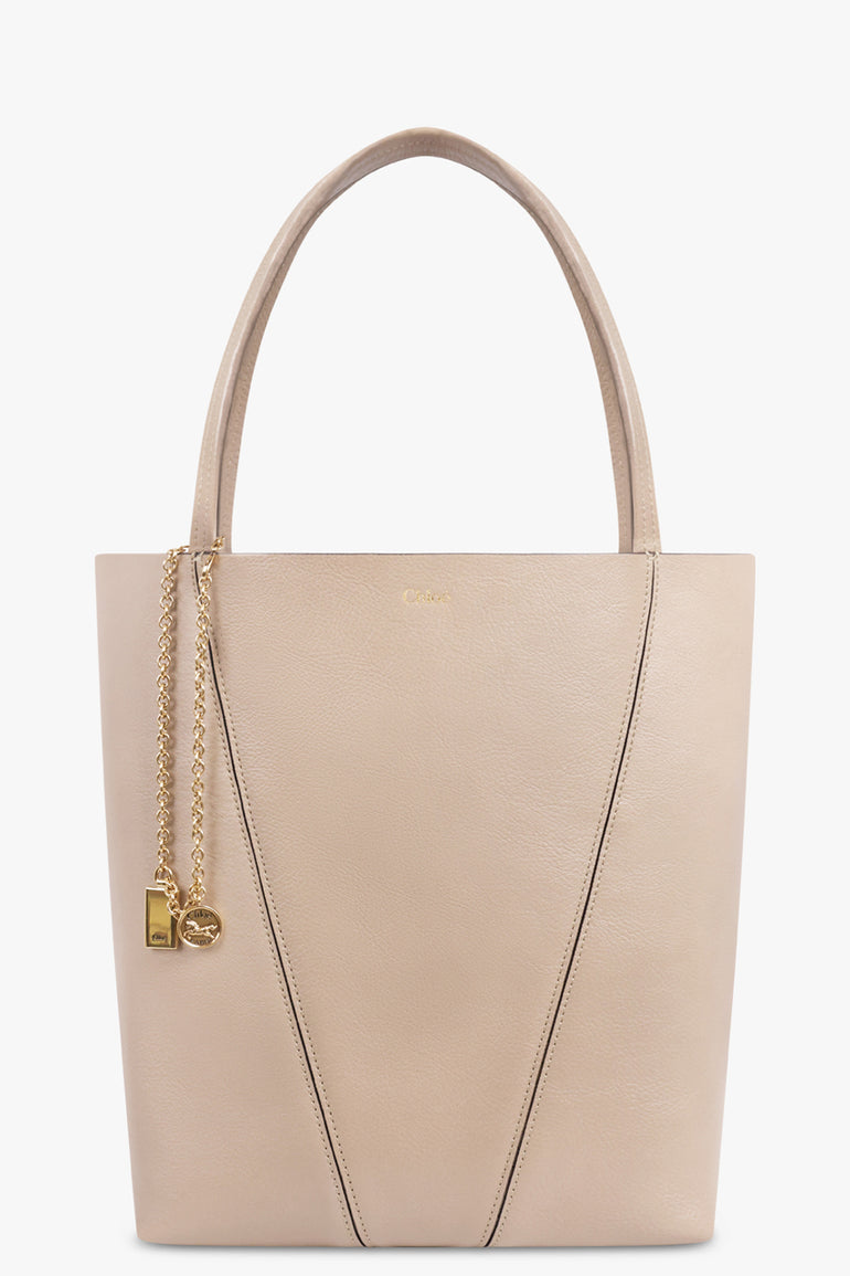 CHLOE BAGS NEUTRALS / Boyish Brown Medium Spin Bag | Boyish Brown