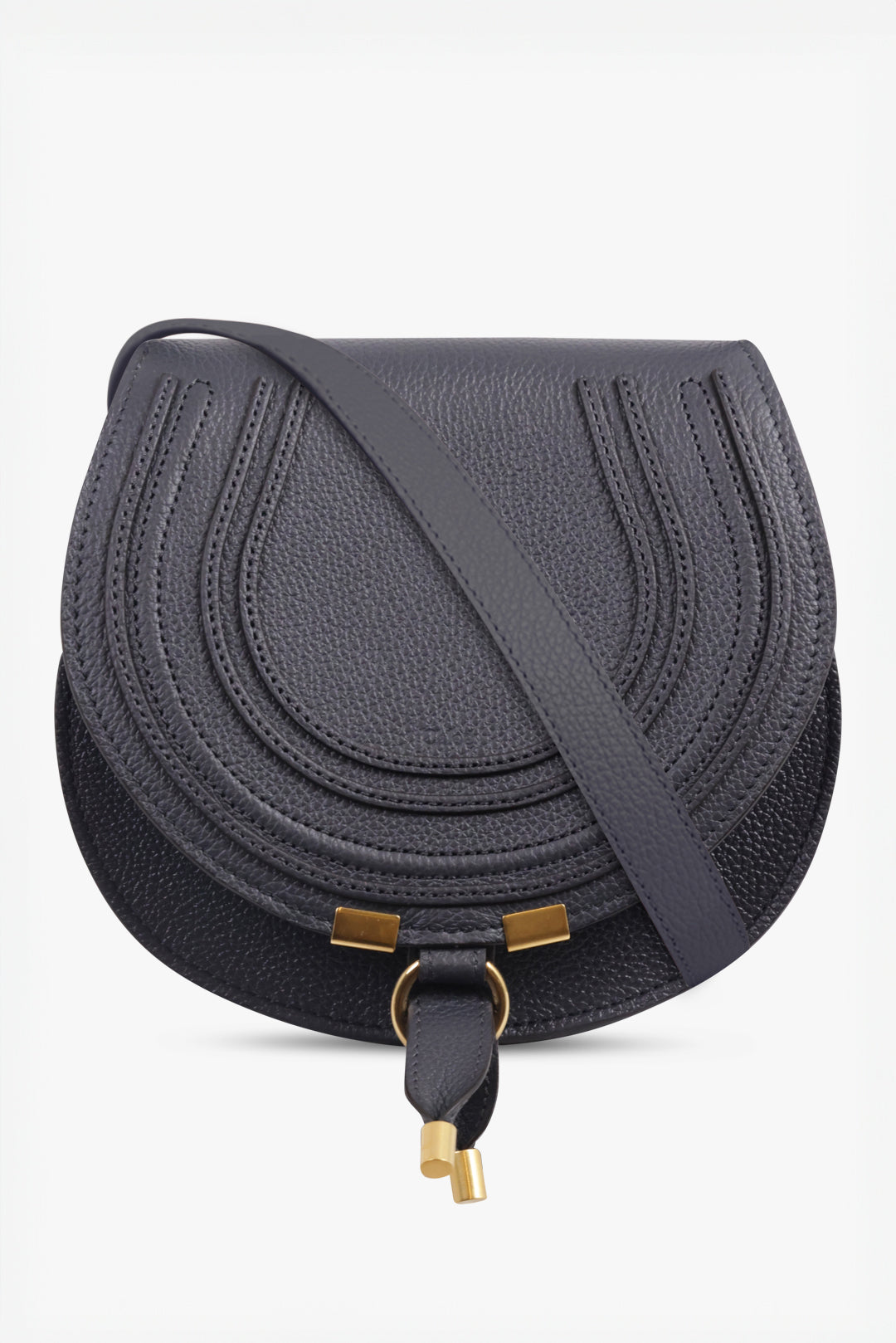 CHLOE BAGS NAVY / Black navy Small Marcie Bag | Black Navy