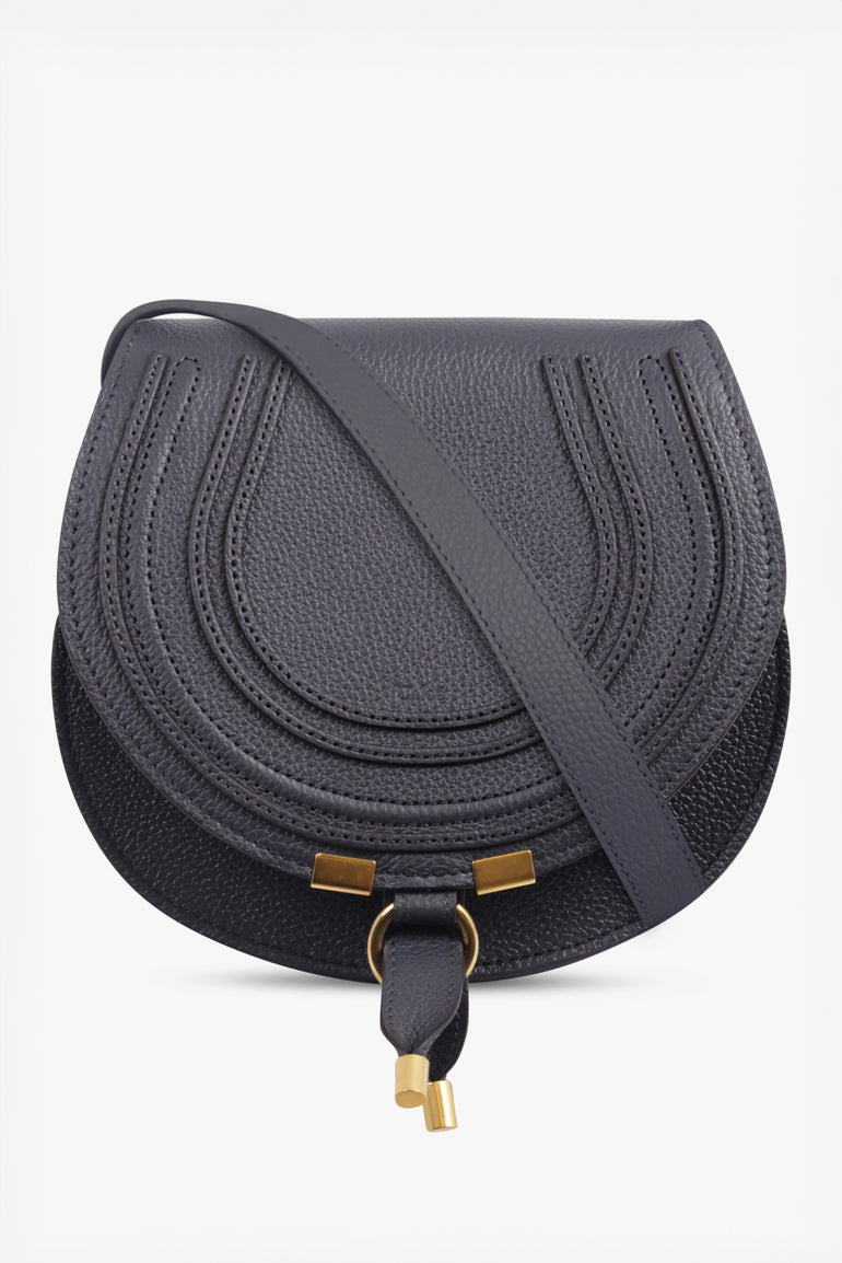 CHLOE BAGS NAVY / Black navy Small Marcie Bag | Black Navy