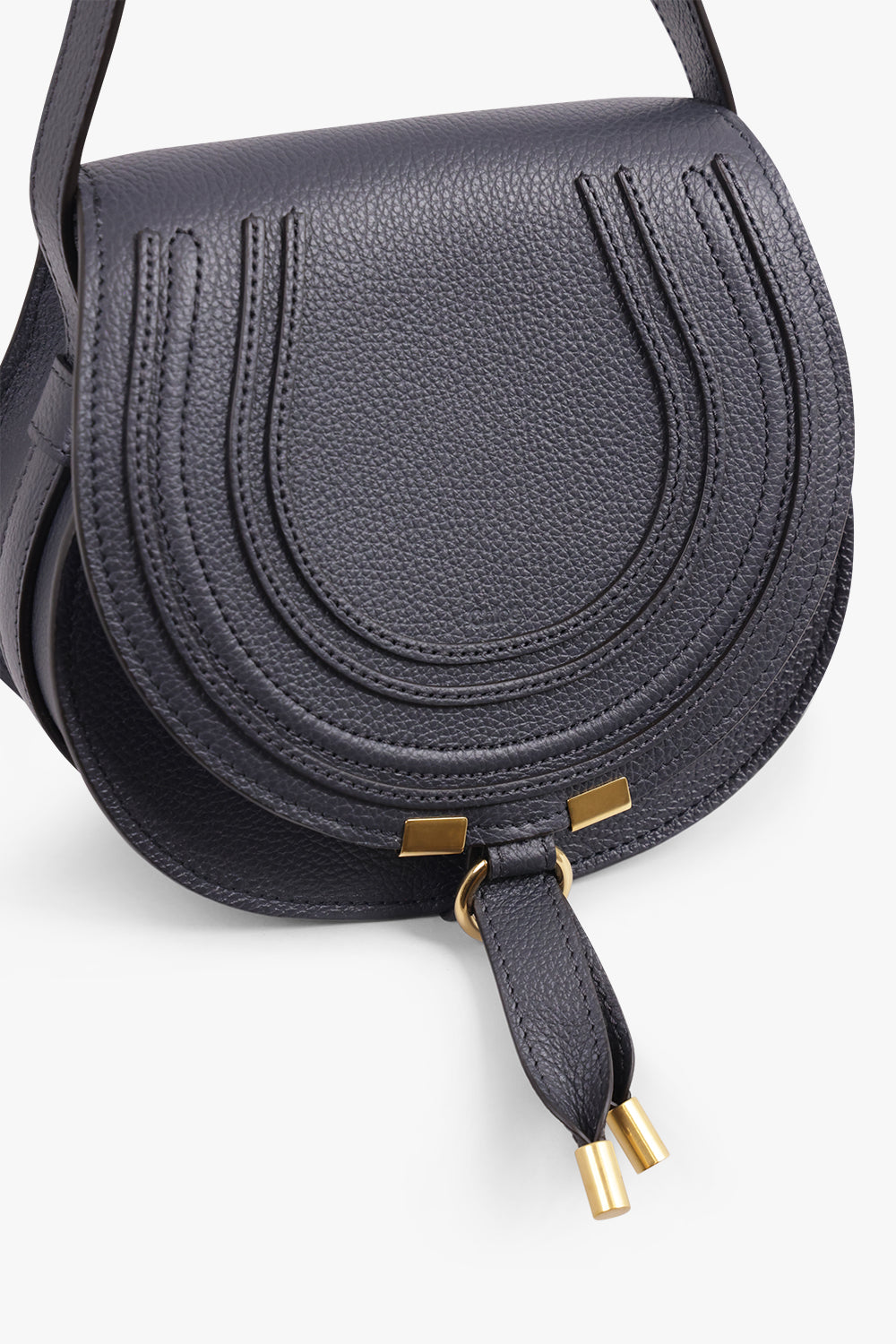 CHLOE BAGS NAVY / Black navy Small Marcie Bag | Black Navy