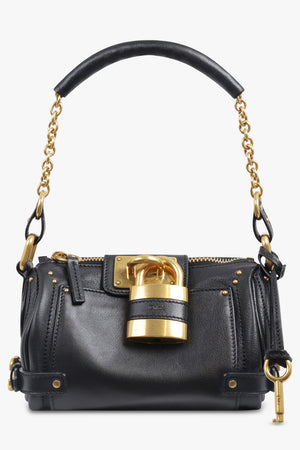 CHLOE BAGS BLACK / Black Small Paddington Leather Bag | Black