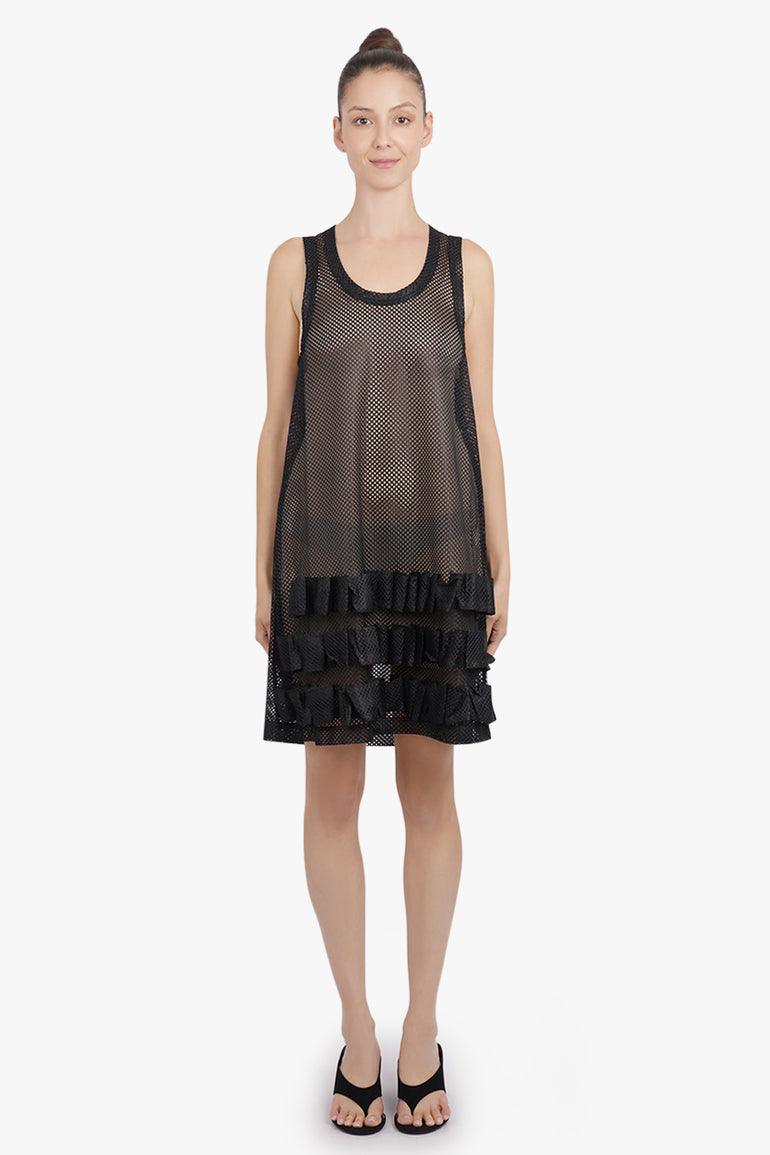 COMME DES GARCONS HOMME PLUS RTW Mesh Singlet Dress | Black