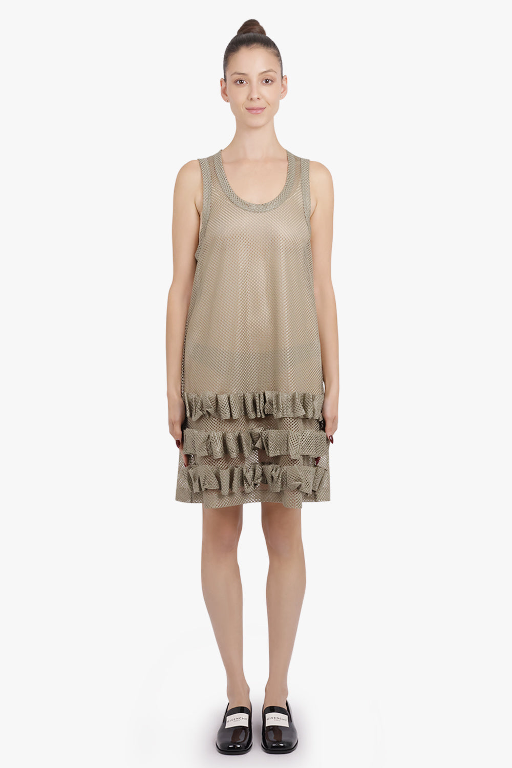 COMME DES GARCONS HOMME PLUS RTW Mesh Singlet Dress | Khaki