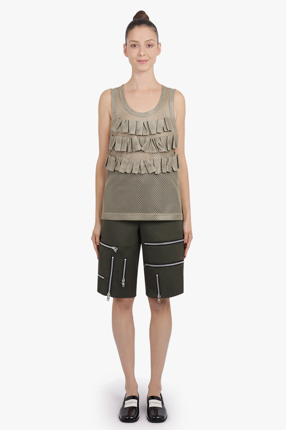 COMME DES GARCONS HOMME PLUS RTW Mesh Singlet Top | Khaki