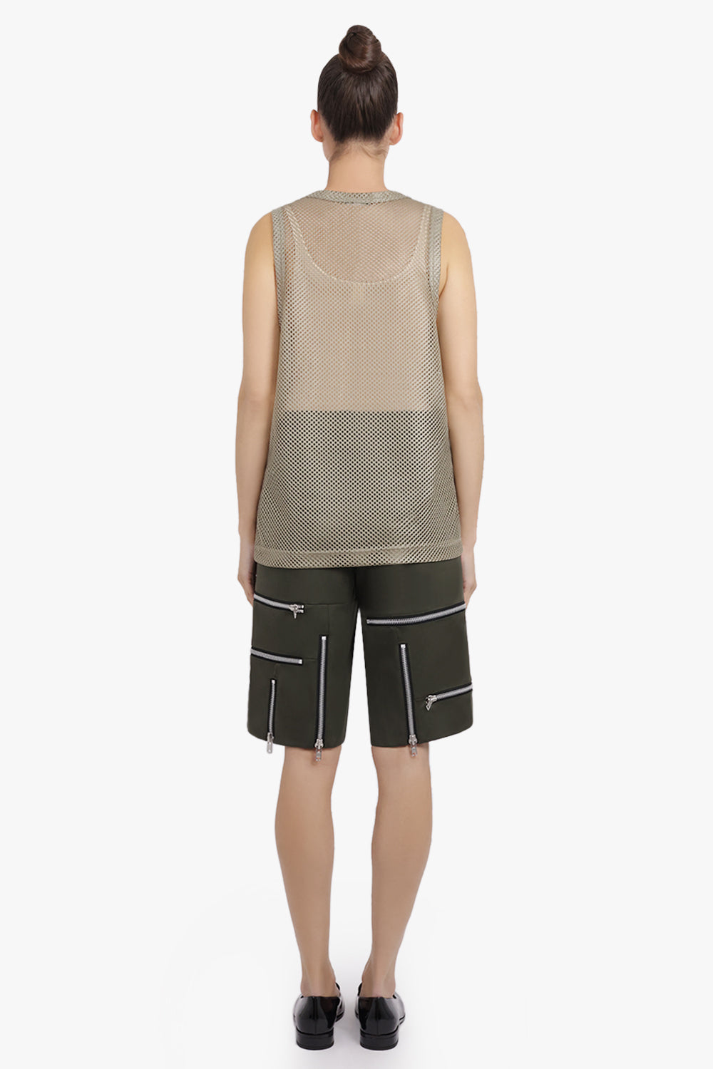 COMME DES GARCONS HOMME PLUS RTW Mesh Singlet Top | Khaki