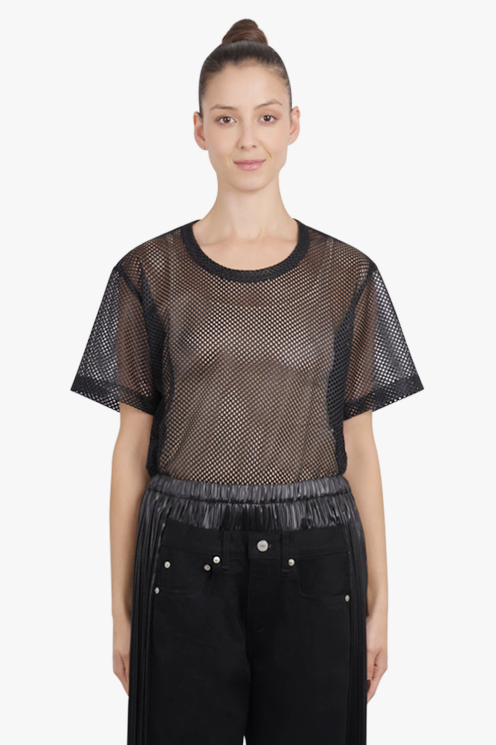 COMME DES GARCONS HOMME PLUS RTW S/S Mesh T-Shirt | Black