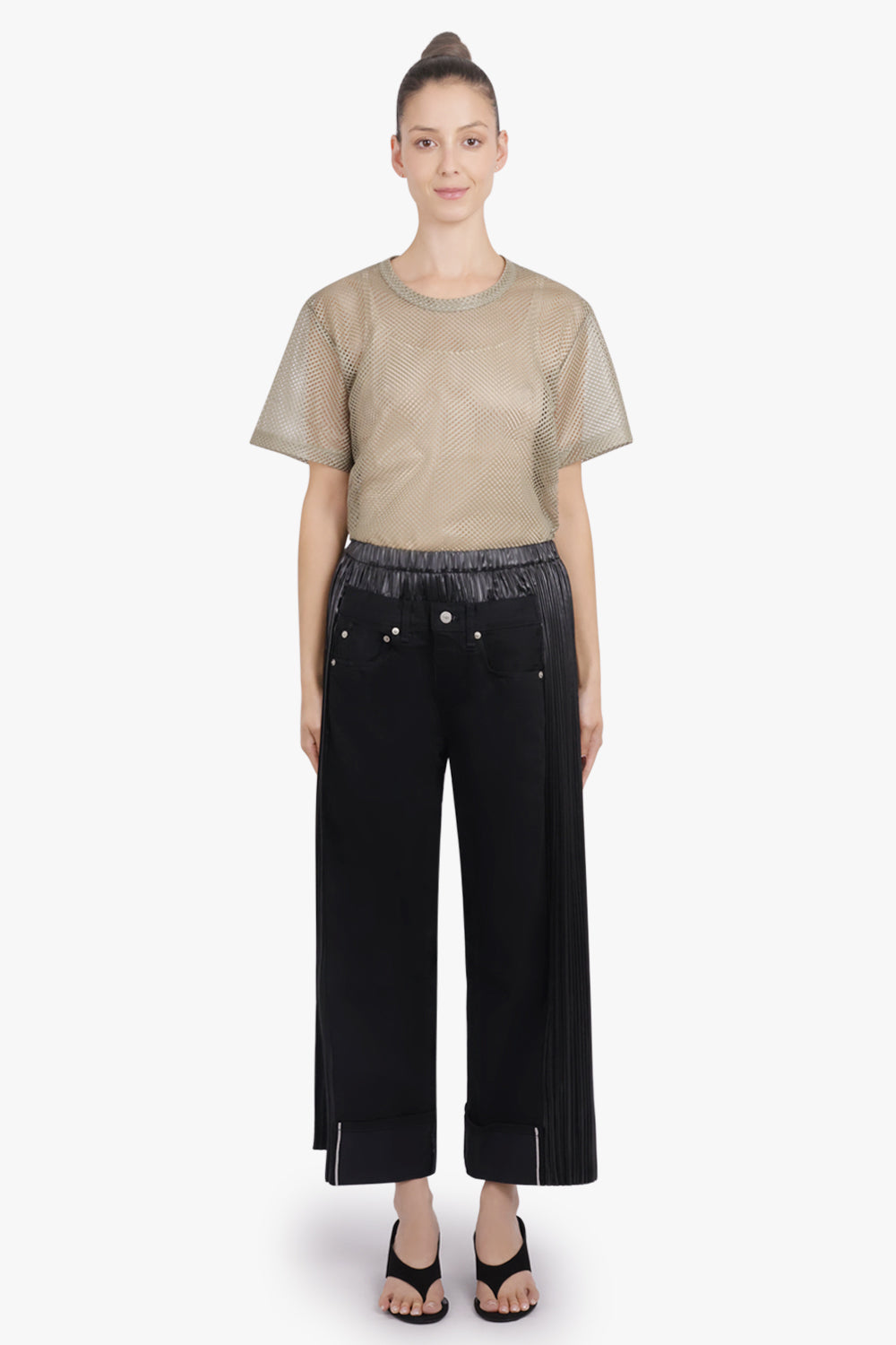 COMME DES GARCONS HOMME PLUS RTW S/S Mesh T-Shirt | Khaki