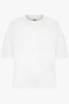 NOIR KEI NINOMIYA RTW Exaggerated Puff 3/4 Sleeve Top | White