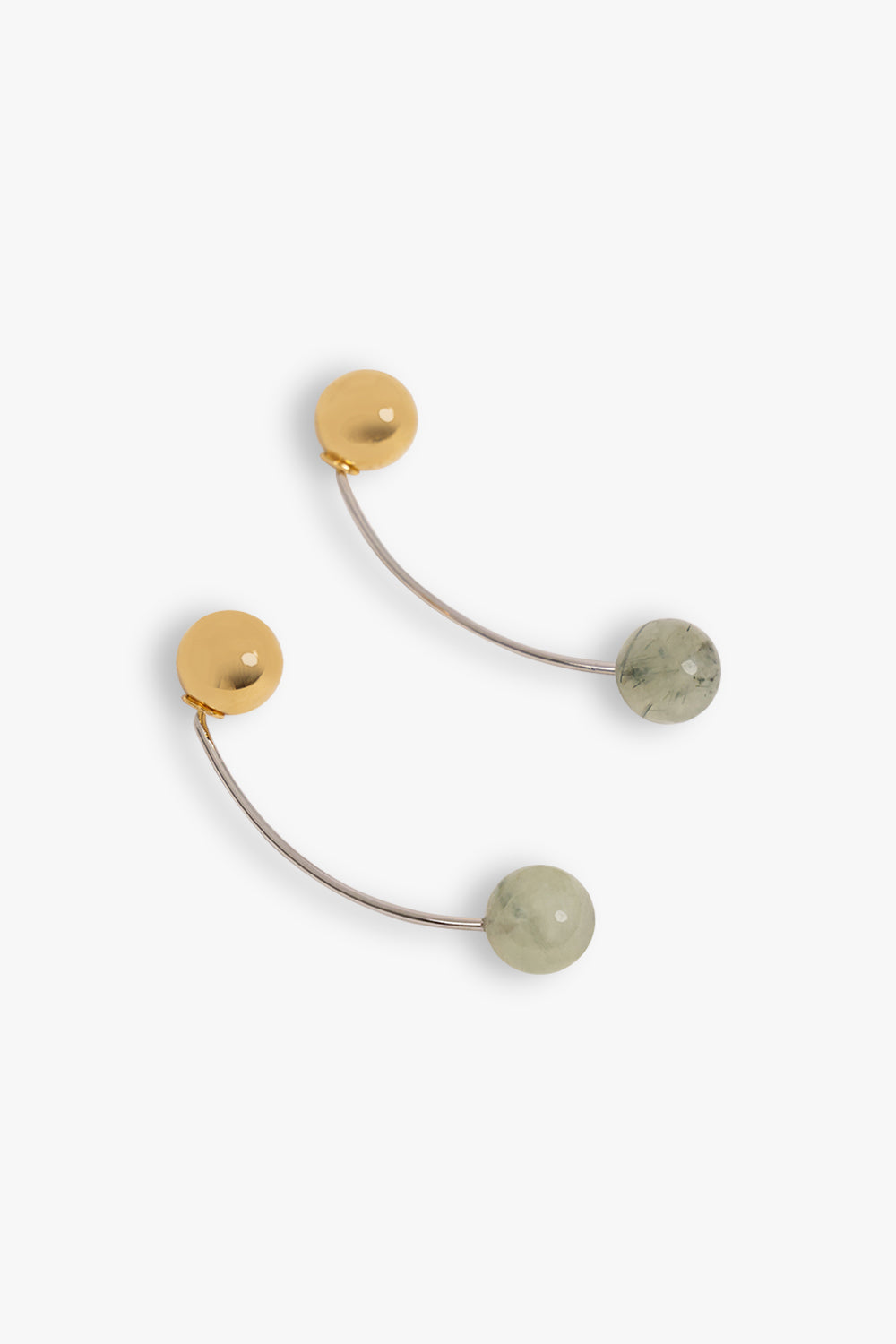 DRIES VAN NOTEN JEWELLERY MULTI / Pastel Chain Stone Drop Earrings | Pastel
