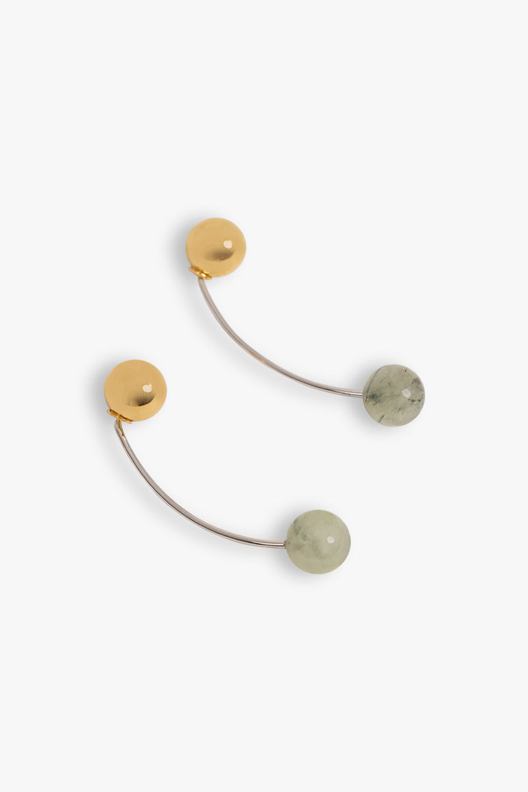 DRIES VAN NOTEN JEWELLERY MULTI / Pastel Chain Stone Drop Earrings | Pastel