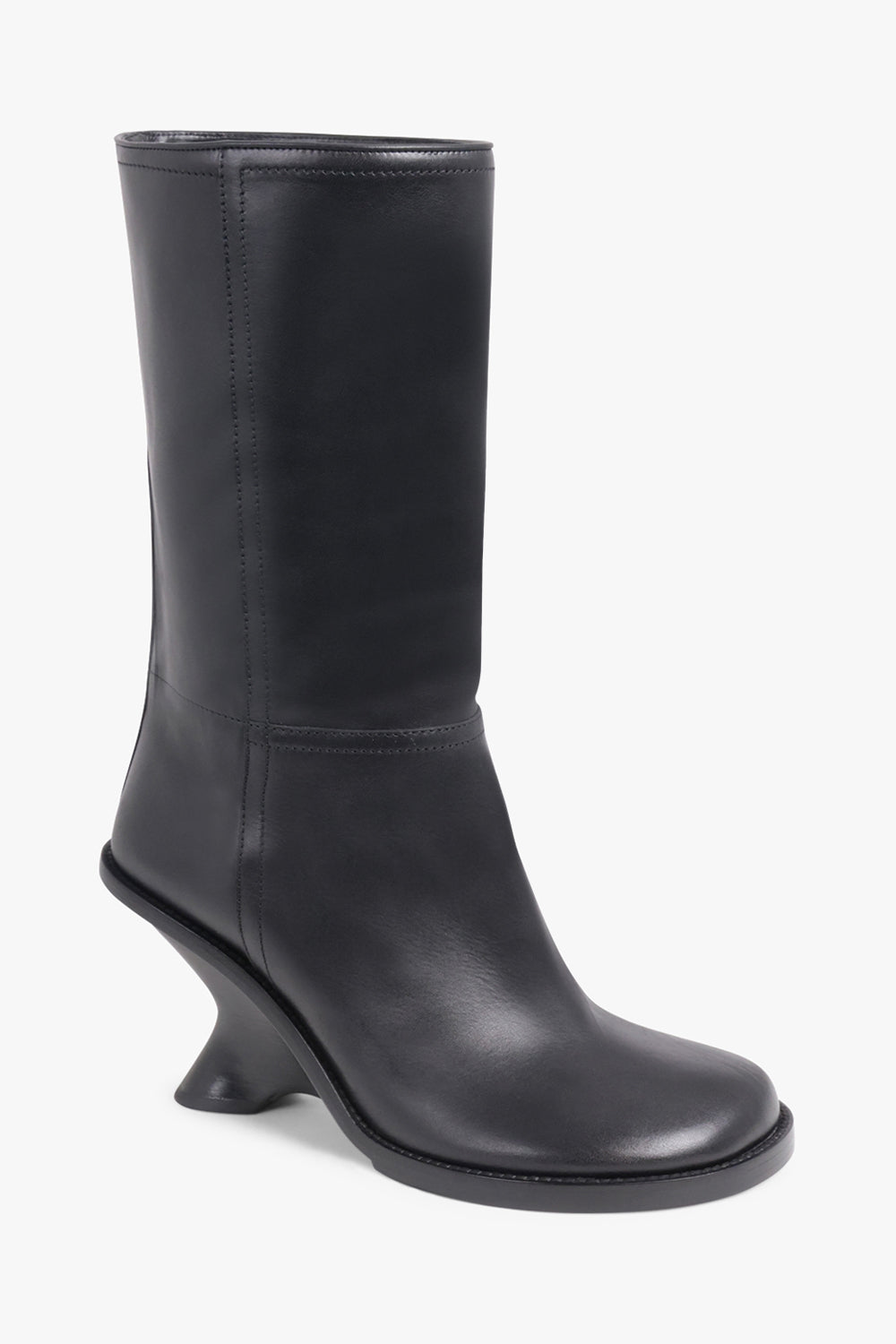 DRIES VAN NOTEN SHOES Wedge 90mm Heel Boot | Black