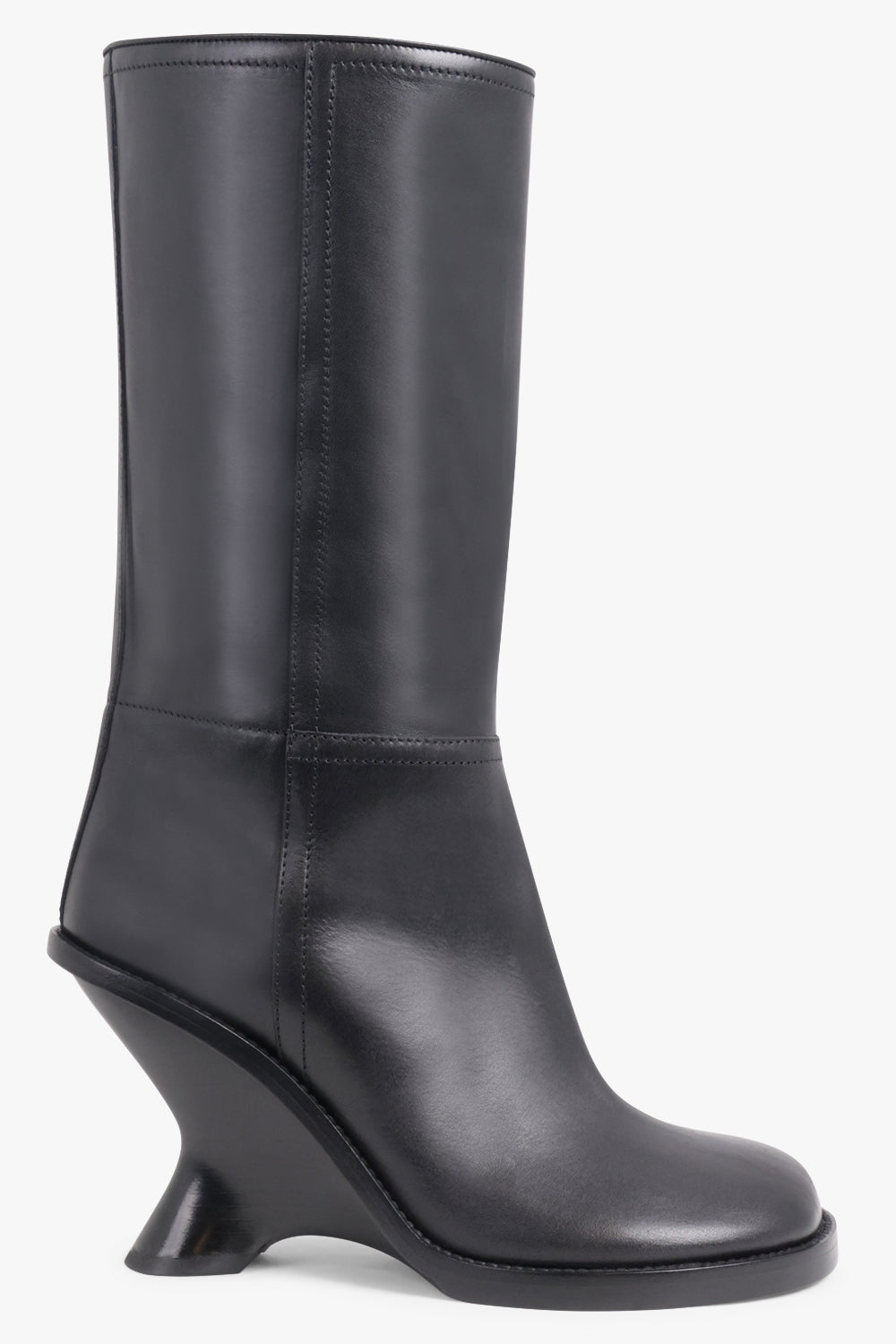 DRIES VAN NOTEN SHOES Wedge 90mm Heel Boot | Black