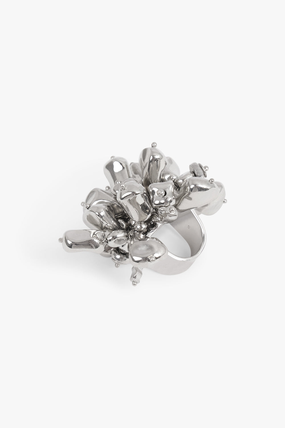 DRIES VAN NOTEN JEWELLERY Embroidered Statement Ring | Silver