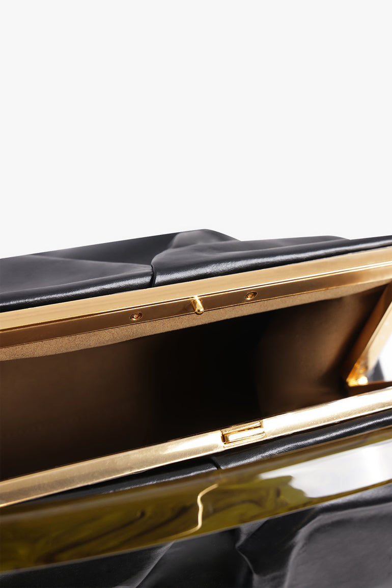 DRIES VAN NOTEN BAGS BROWN / Black Medium Resin Handle Bag | Black