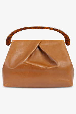 DRIES VAN NOTEN BAGS BROWN / Tan Medium Resin Handle Bag | Tan