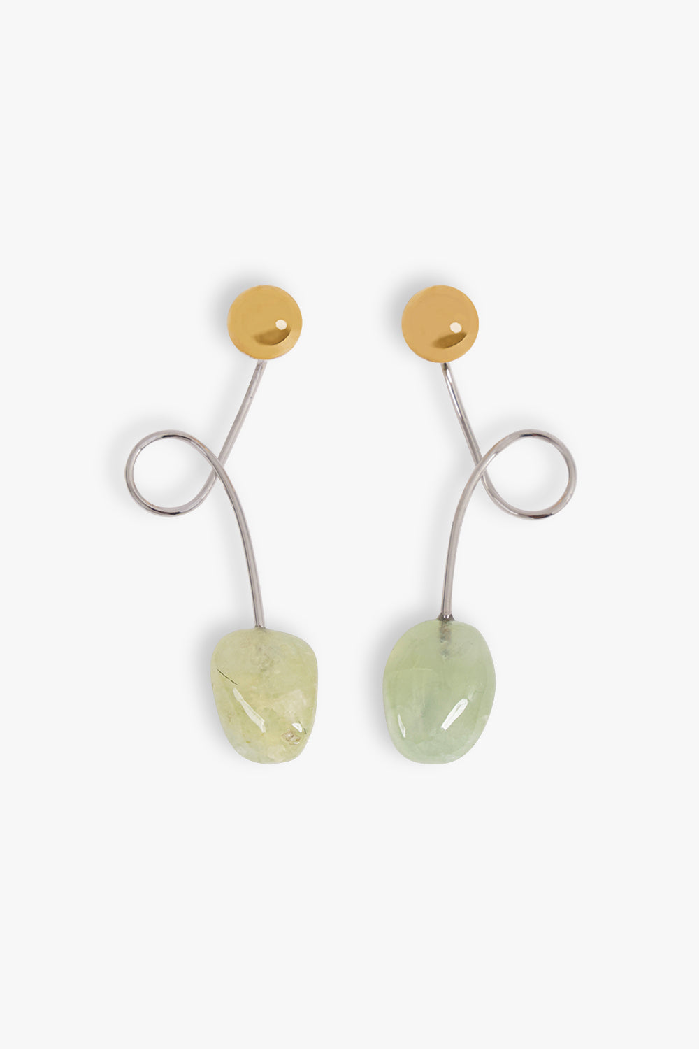 DRIES VAN NOTEN JEWELLERY MULTI / Pastel Swirl Stone Drop Earrings | Pastel