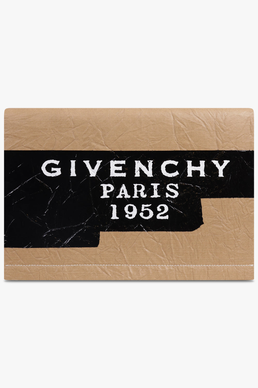 GIVENCHY BAGS BROWN / Beige/Black 1952 Tape Logo Pouch | Beige/Black