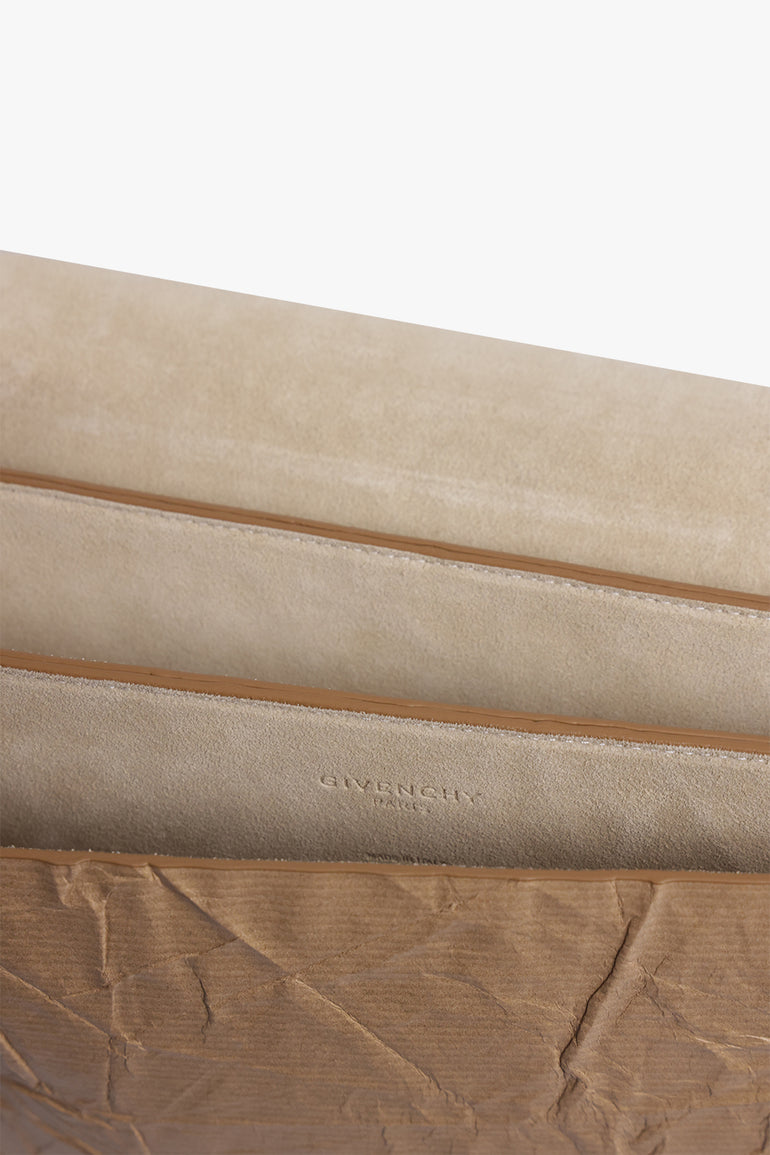 GIVENCHY BAGS BROWN / Beige/Black 1952 Tape Logo Pouch | Beige/Black