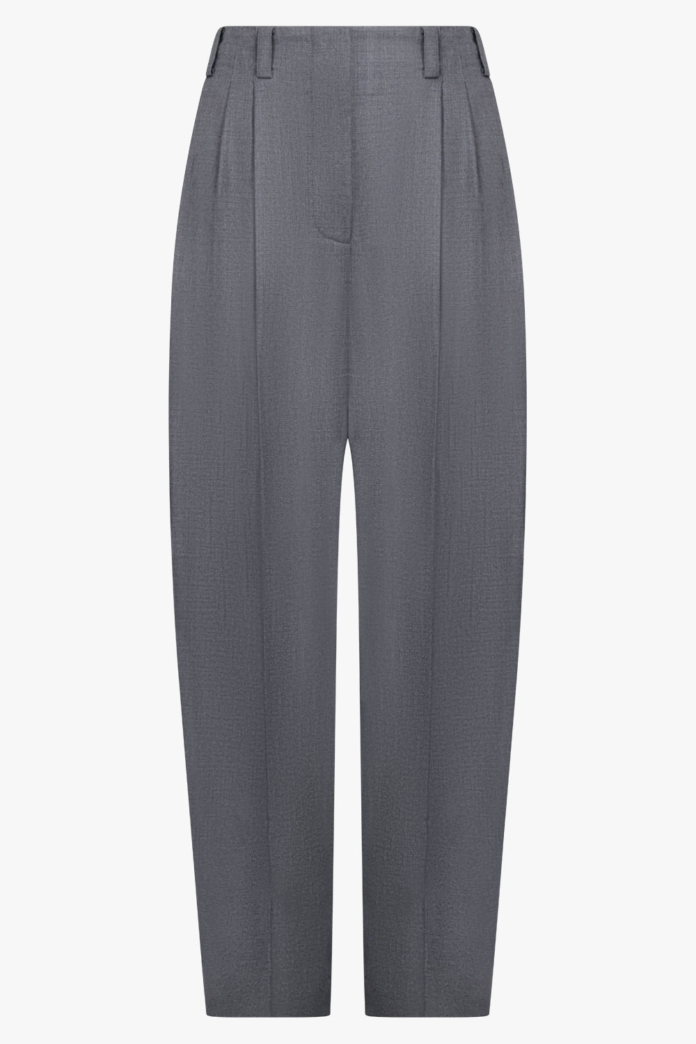 GIVENCHY RTW Double Pleated Low-Waisted Pants | Grey Mix