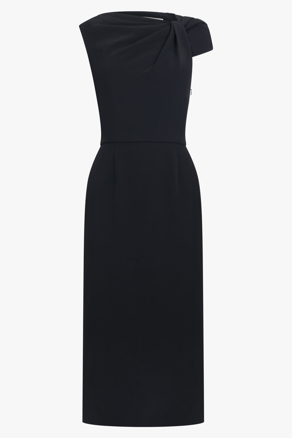 GIVENCHY RTW Midi Draped Dress | Black
