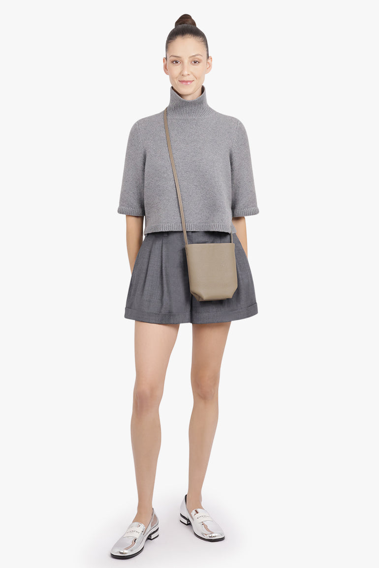 THE ROW BAGS Neutral / Smoked Taupe Park N/S Crossbody Bag | Smoked Taupe